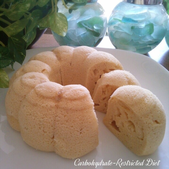 糖質制限★小麦粉不使用★お食事おからレンジケーキ♡